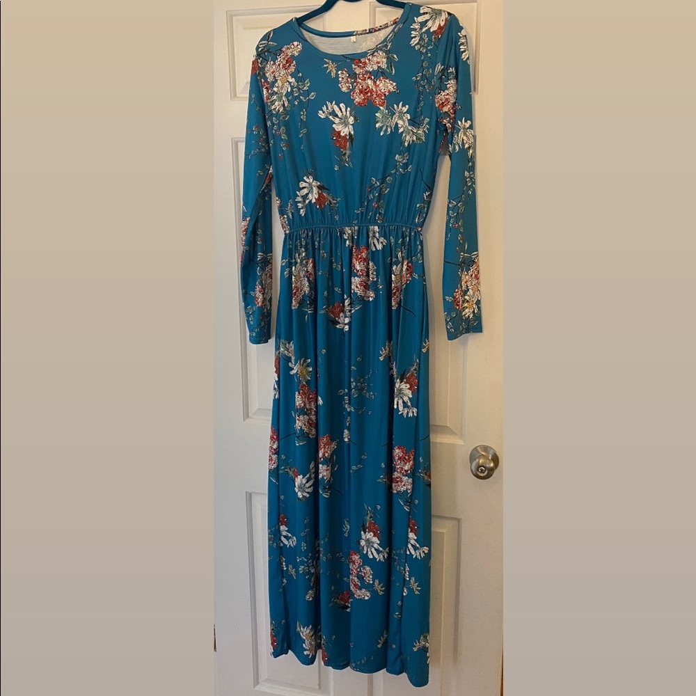 Pink Blush Maternity Dress, Size L